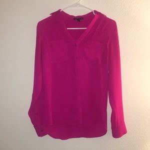 Express Work Wear Long Sleeve Portofino Shirt
